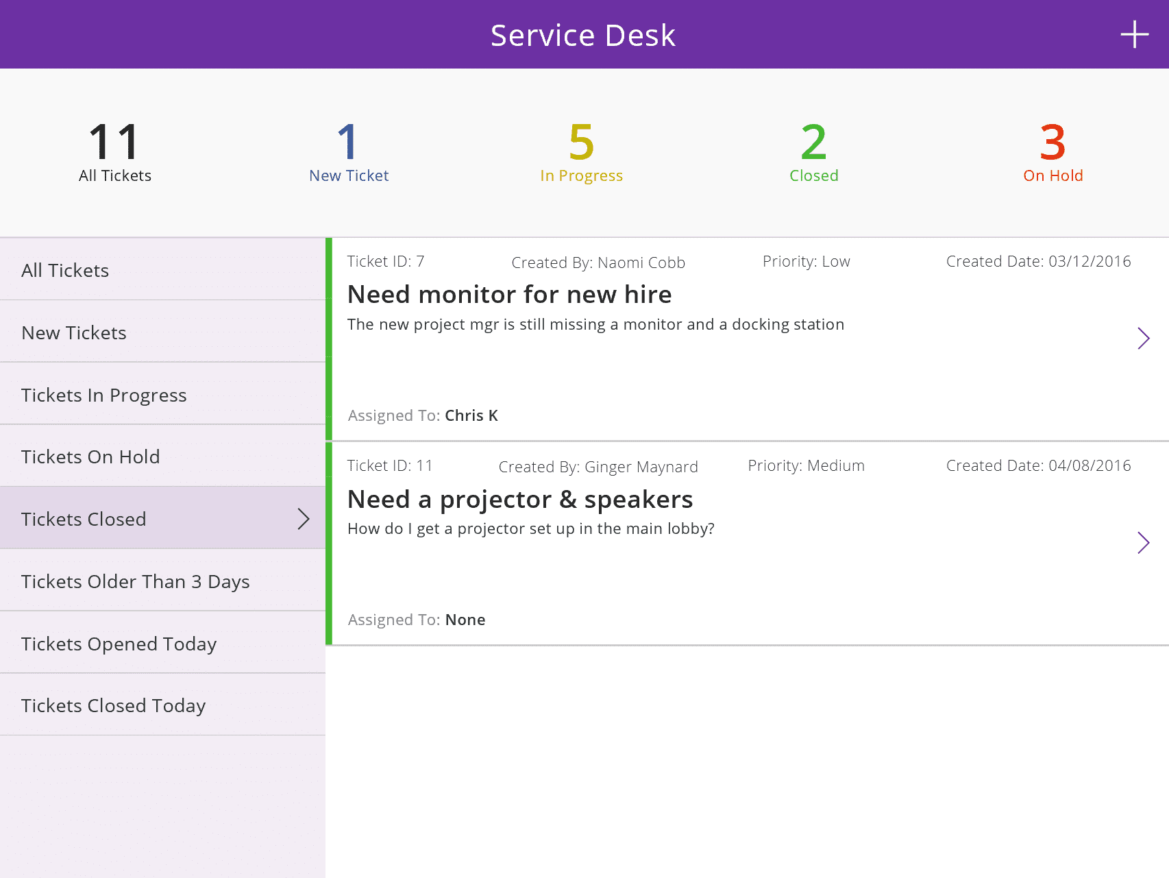 Business application built by Inovot
